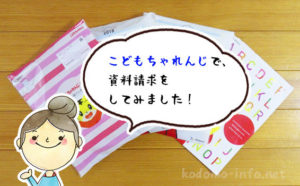 【必読】こどもちゃれんじ3コース分の資料請求を実際にして分かったこと