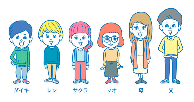 HAPPYEnglish イラスト