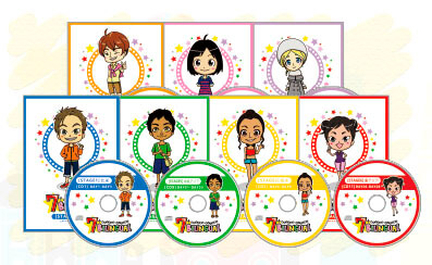 セブンプラス・バイリンガルの教材の中身