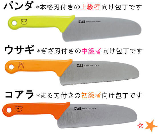 リトルシェフクラブの包丁