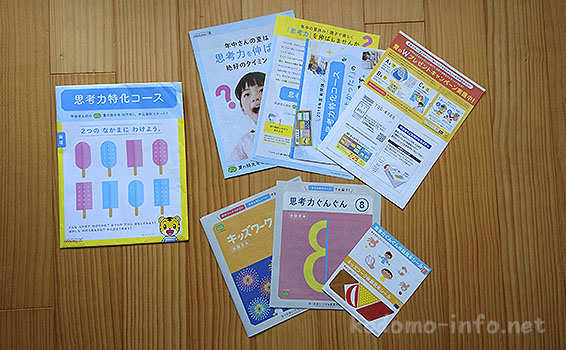 思考力特化コースのダイレクトメールの中身