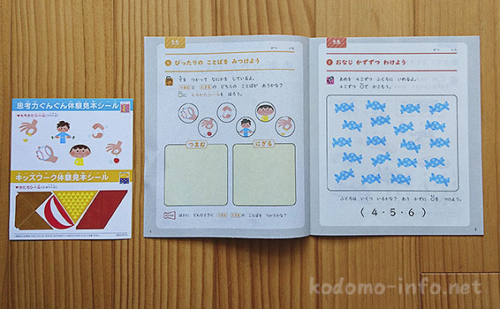 思考力特化コースのダイレクトメールの体験教材