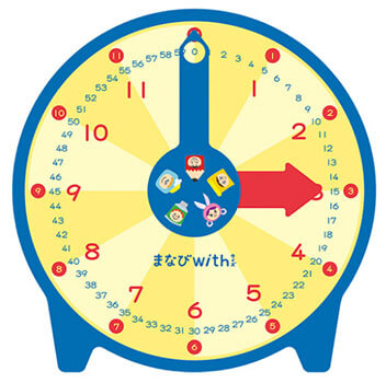 まなびwith年長コースの教材『ばっちりおけいこどけい』